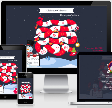 Christmas Calendar Card v1