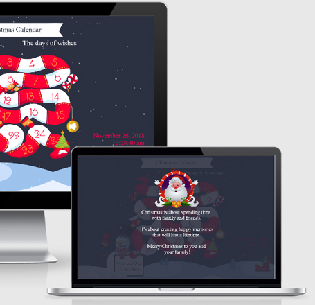 Christmas Calendar Card v1