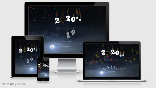 New Year Countdown Card v1