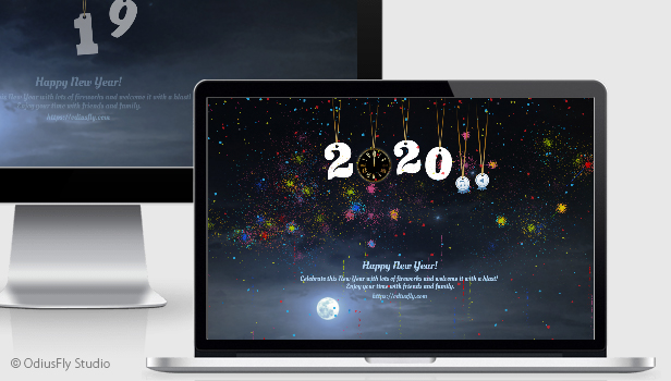New Year Countdown Card v1