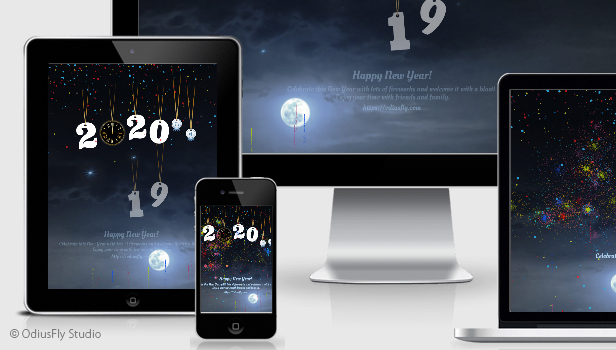 New Year Countdown Card v1