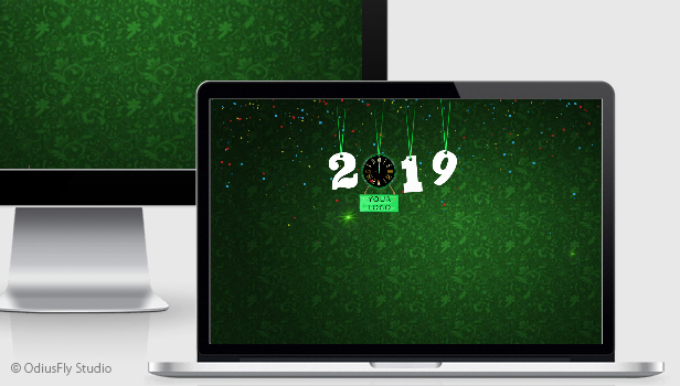 New Year Countdown Card v2