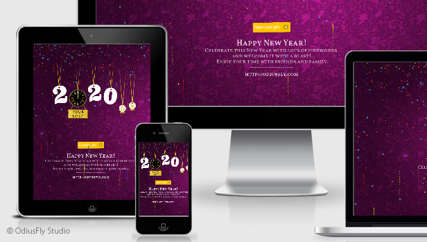 New Year Countdown Card v2