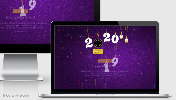 New Year Countdown Card v2