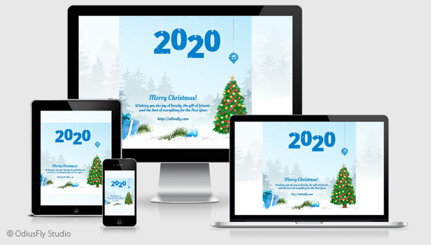 Merry Christmas & Happy New Year Card v1